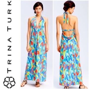 Trina Turk Biscayne Maxi Dress size 4